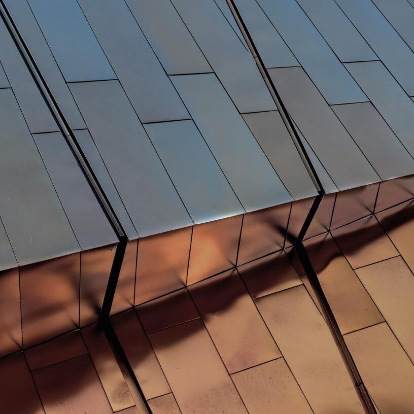 Solar panel surface close up